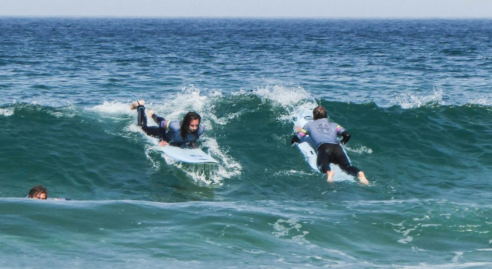 Surfing in Vilamoura